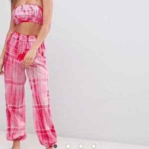 ASOS DESIGN Tie Dye Beach Two Piece